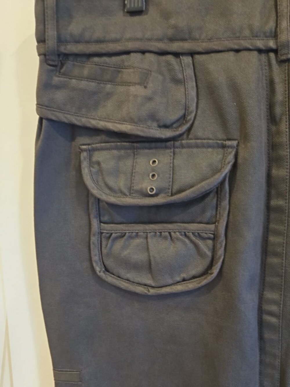 Not the Same Waxed Cotton Utility Skirt Brown EU 46 - Picture 3 of 11